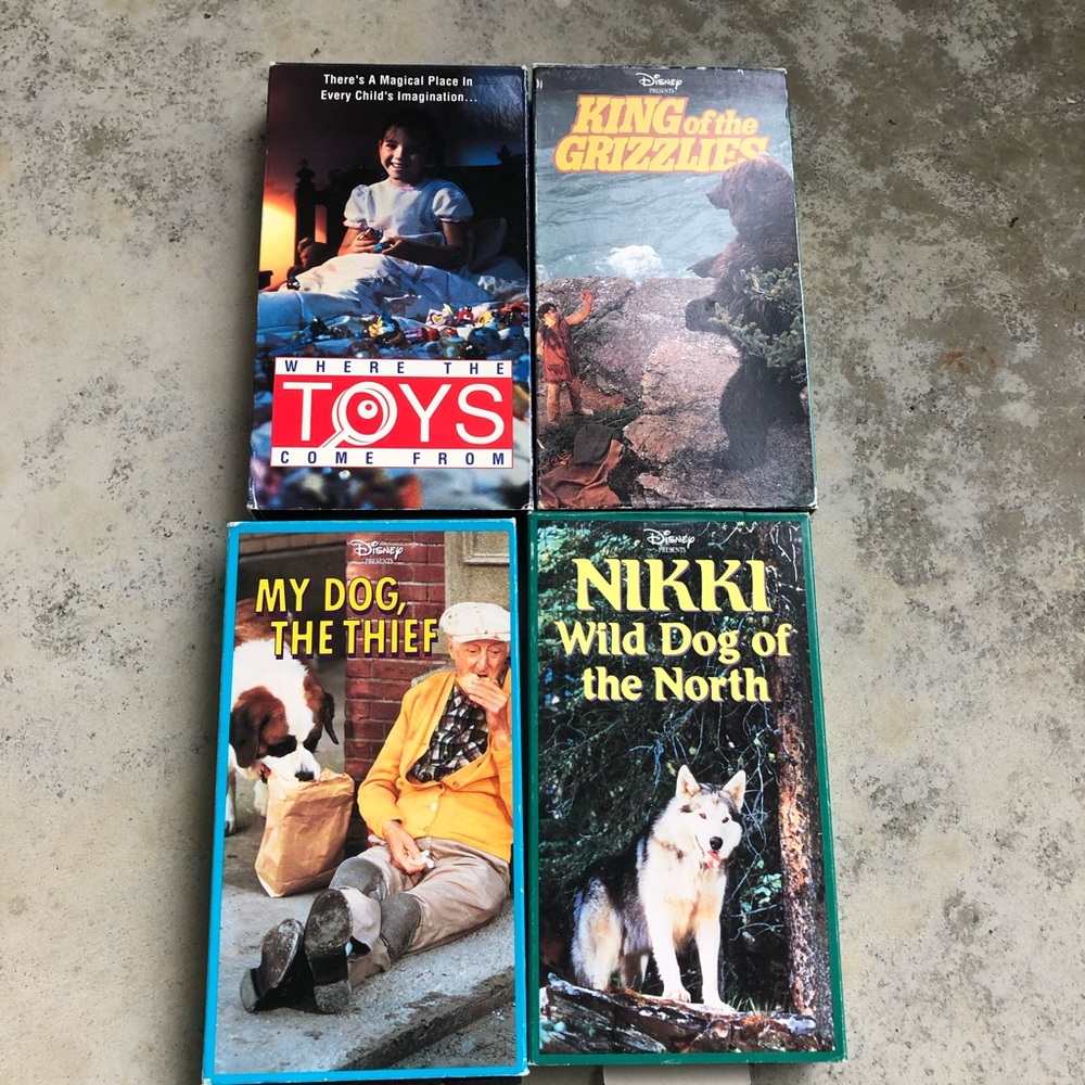 Vintage Disney VHS Lot Where The Toys Come From +